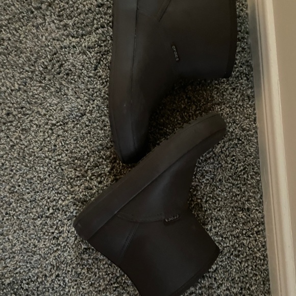 CROCS Dark Brown Rain Boots - Picture 4 of 8